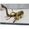 Image 2 : Large brass elephant - 14"H