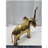 Image 4 : Large brass elephant - 14"H