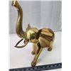 Image 2 : Large brass elephant - 14"H