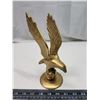 Image 2 : Brass eagle figurine - 9"H