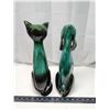 Image 4 : 2 Blue mountain pottery cat and dog figures