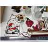 Image 2 : Assorted treasures - Glass vase, etc.