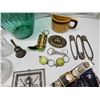 Image 4 : Assorted treasures - Glass vase, etc.