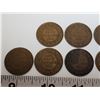 Image 2 : 8 Canadian large cent penny coins