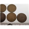 Image 3 : 8 Canadian large cent penny coins