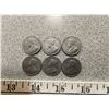 Image 3 : 6 Canadian 5 cent nickel coins