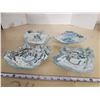 Image 2 : 4 Matching irridescent blue décor candy dishes