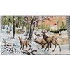 Image 2 : Nice Elk tapestry - 46"w x 29"H