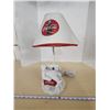 Image 1 : Nice Coca-Cola lamp - works - shade has damage