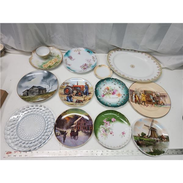 Assorted decorative plates