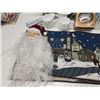 Image 2 : Assorted Christmas décor - table runner, tree skirt, etc.