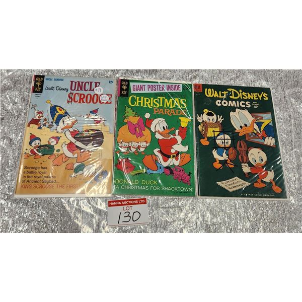 3x Key Disney Comics