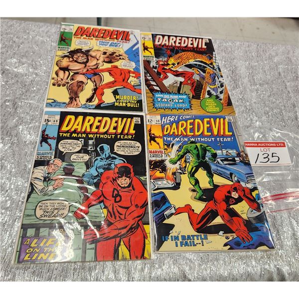 4x Daredevils #50 #69 #72 #79