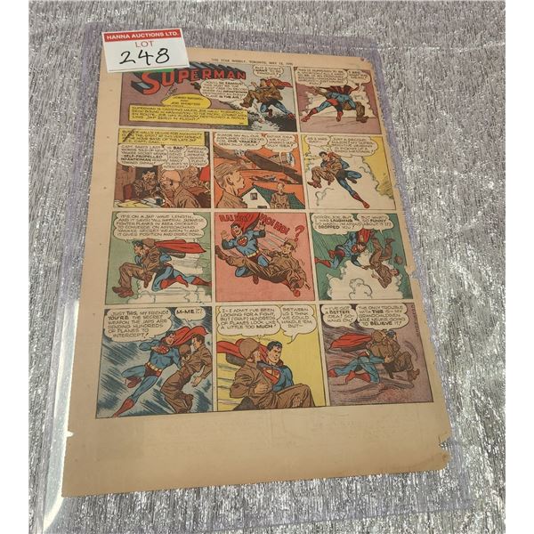 1945 Superman Star Weekly Page