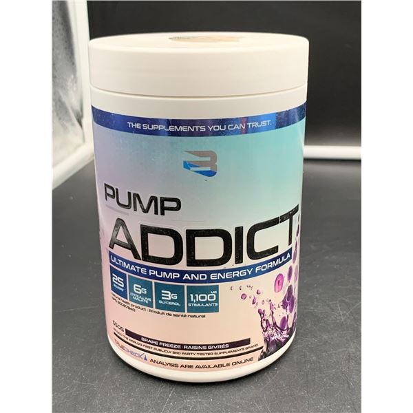Pump Addict Ultimate Pump and Energy Formula (550g) Grape Freeze