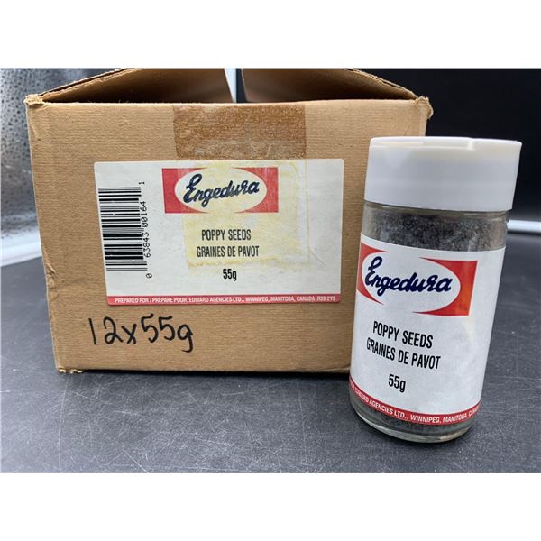 Engedura Poppy Seeds (12 x 55g)