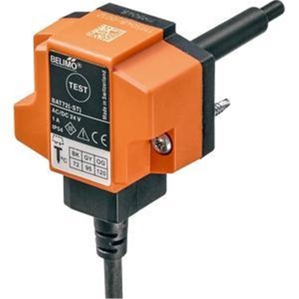 BAT72 | THERMOELECTRIC TRIPPING DEVICE WITH CONTROL KEY | DUCT INSIDE TEMPERATURE 72°C (COLOR BLACK)