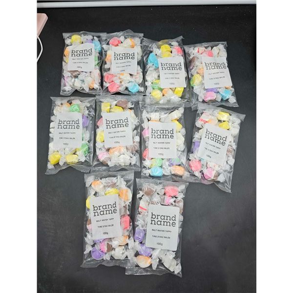 Brand Name Salt Water Taffy (10 x 100g)