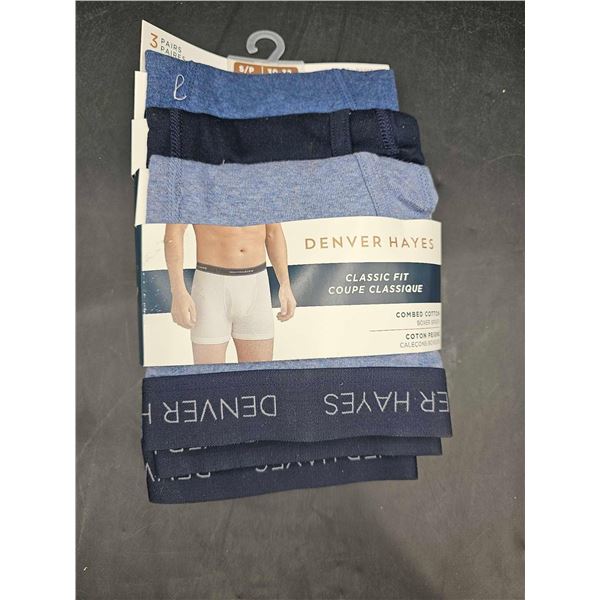 Denver Hayes Classic Fit Combed Cotton Boxer Briefs (s)