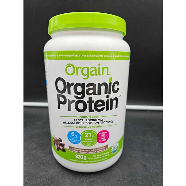 Orgain Organic Protein-Creamy Chocolate Fudge Flavour (920g)