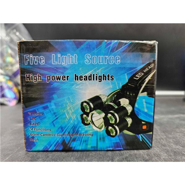 Five Light Source High Power Headlights