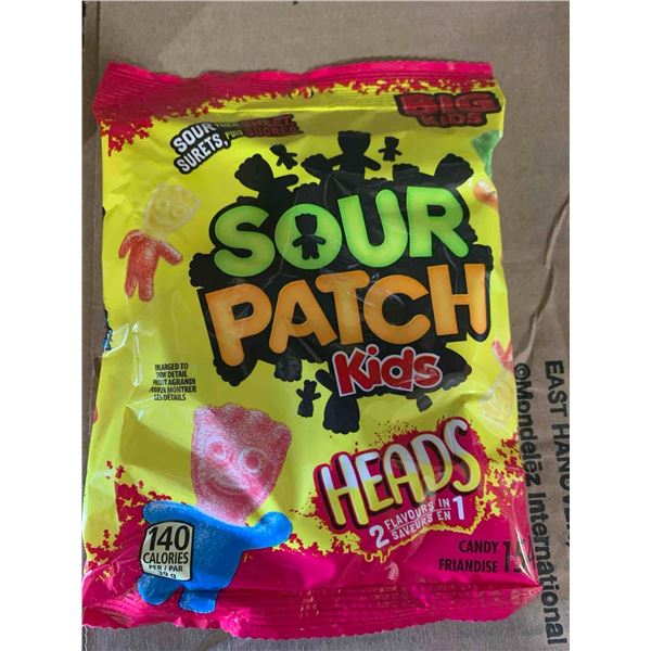 CASELOT -Sour patch Kids Heads Gummi Candy 12 x 154g