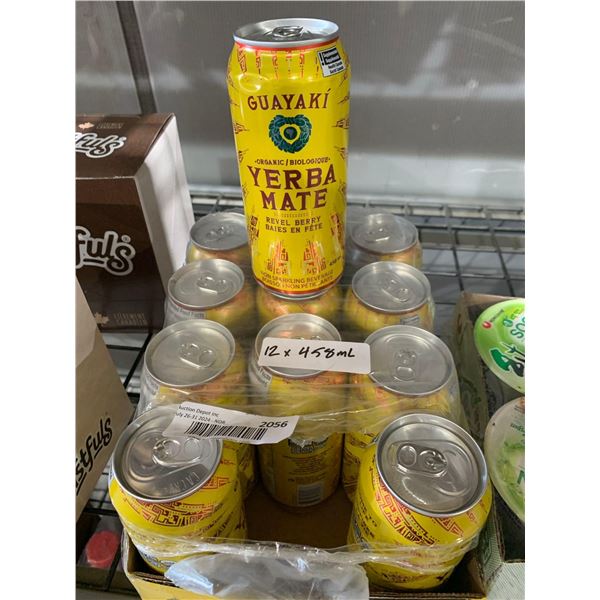 CASELOT -Guayaki Organic Yerba Revel Berry Non Sparkling Beverage 12 x 458ml