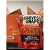 Image 1 : CASELOT -Harvest Snaps Baked Red Lentil Snack Crunchy Loops Kick'n BBQ 12 x 71g