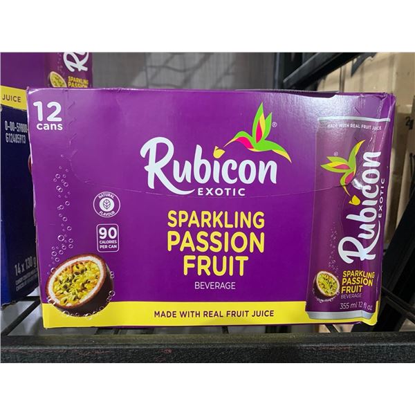 CASELOT - Rubicon Exotic Sparkling Passion Fruit Beverage 12 x 355ml