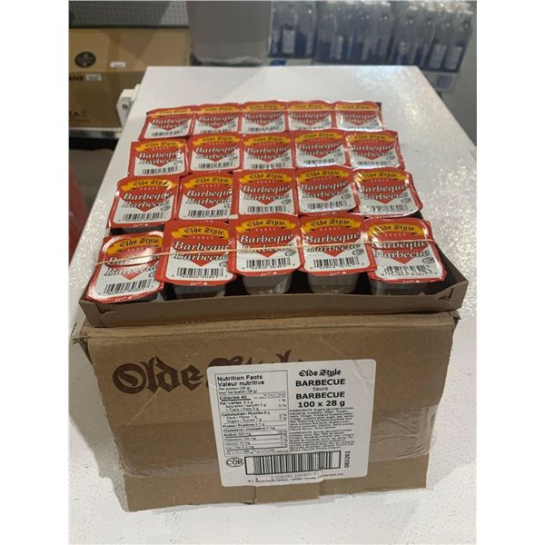 CASELOT -Olde Style Barbecue Sauce Individual Portions 100 x 28g