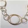 Image 2 : Silver 11G Gold Plated 16" Necklace, Suggested Retail Value $150