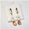 Image 1 : 10K Yellow Gold Citrine Earrings, Suggested Retail Value $800