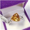 Image 2 : Silver Citrine(3.15ct) Ring (~weight 2.8g), Suggested Retail Value $200