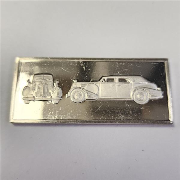 Silver 20.45G Vintage Car Bar