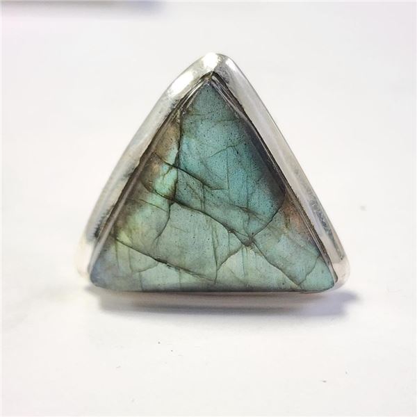 Silver Labradorite Ring, Suggested Retail Value $400