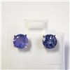 Image 1 : 14K White Gold Tanzanite(1.8ct) Earrings, Made in Canada, Suggested Retail Value $2000