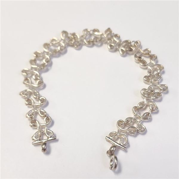 Silver 15.4G 7" Bracelet, Suggested Retail Value $200