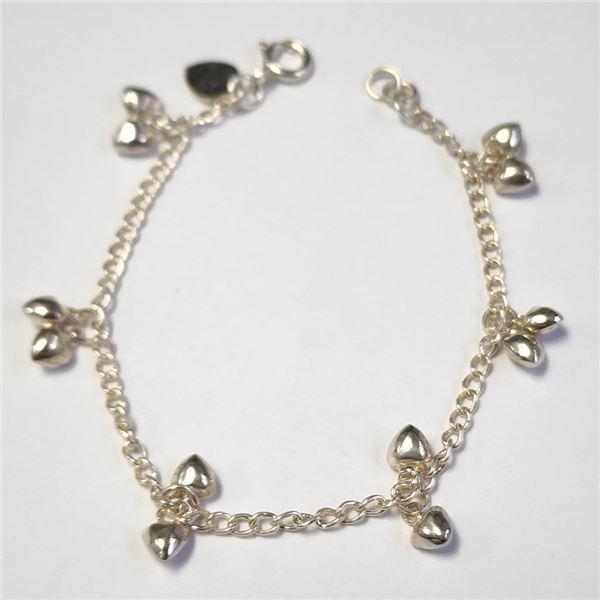 Silver 5.43G 7" Bracelet, Suggested Retail Value $80