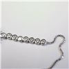 Image 2 : Silver Cz Adjustable Bracelet, Suggested Retail Value $150