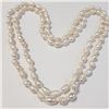 Image 1 : Fresh Water Pearl 28" Necklace, Suggested Retail Value $800