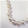 Image 2 : Silver Fresh Water Pearl And Cz Clasp 18" Necklace, Suggested Retail Value $600