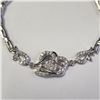 Image 2 : Silver Cz 7.5" Bracelet, Suggested Retail Value $100