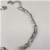 Image 3 : Silver Cz 7.5" Bracelet, Suggested Retail Value $100