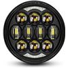 Image 1 : 80W Led light with emc for head lights compatible with harley motorcycle