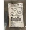 Image 2 : Nicetown Grey Thermal insulated curtains 42 inches wide x 63 inches long