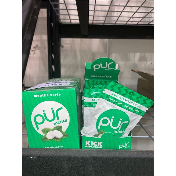Pur Mints Spearmint Sugar Free Gum 24 x 22g