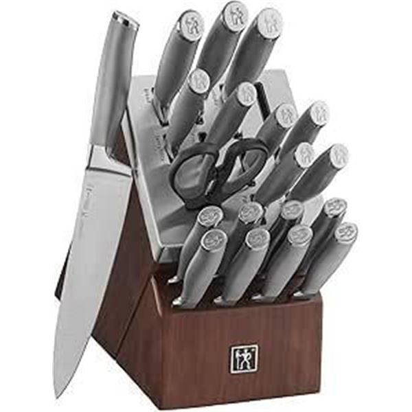 HENCKELS Forged Stainless Steel Modernist Self-Sharpening 20-Piece Knife Block Set