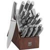 Image 1 : HENCKELS Forged Stainless Steel Modernist Self-Sharpening 20-Piece Knife Block Set