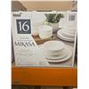 Image 1 : Mikasa Adeline Porcelain Dinner Ware Set 16 Piece