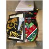 Image 1 : Assorted Box Lot of Christmas Decorations, Photos and Festive Goods